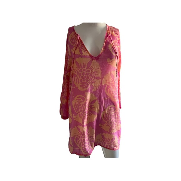 ROCK PAPER FLOWER COVERUP PINK - Picture 3 of 9